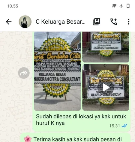 Pengiriman Papan Bunga Duka Gedung Smesco