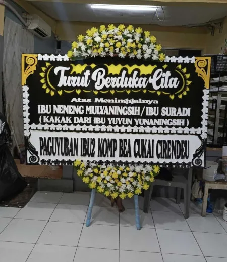 Papan Bunga Duka Gedung Smesco